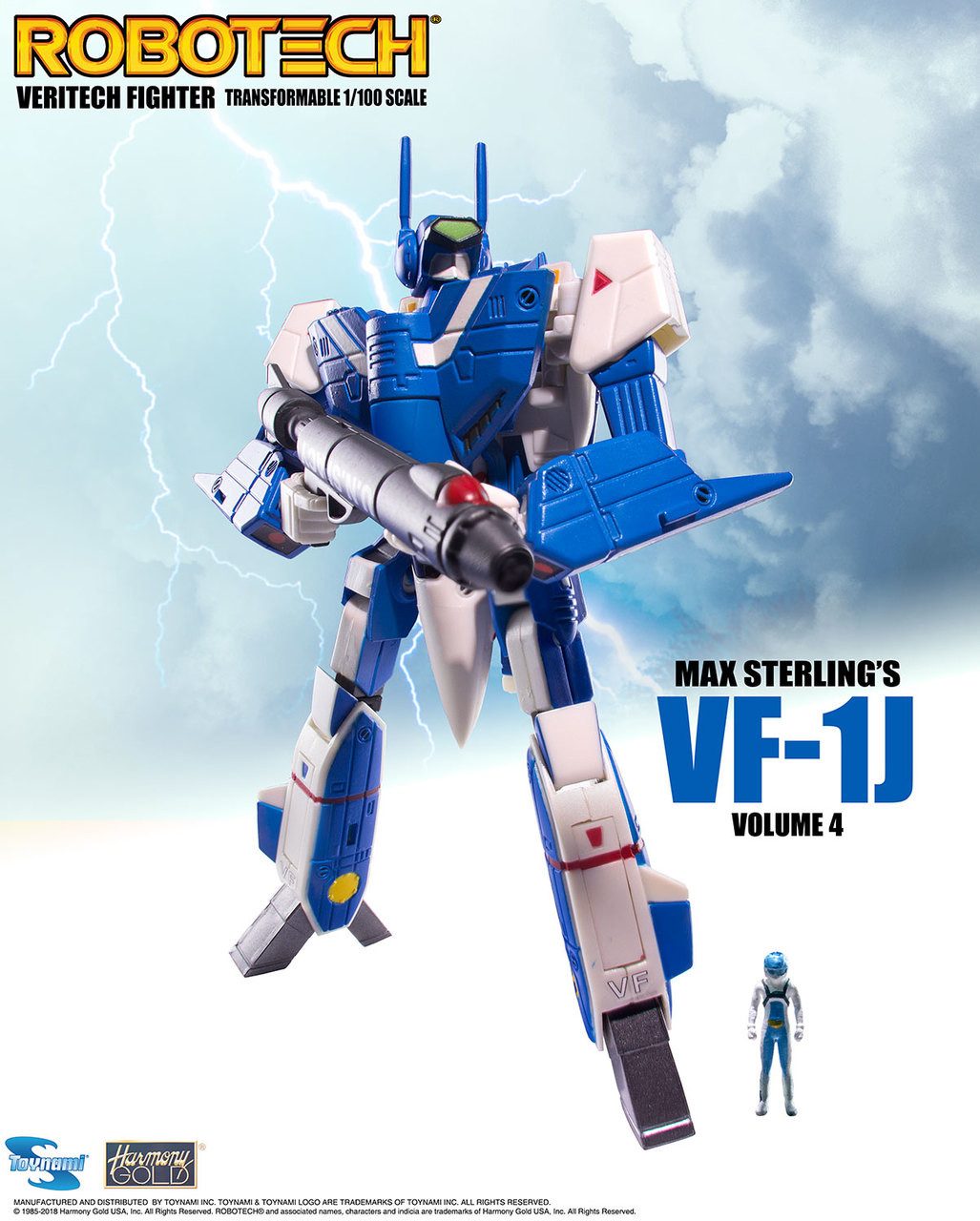/robotech-vf-1-transformable-veritech-fighter-with-micronian-pilot-max-sterling-volume4/ product image