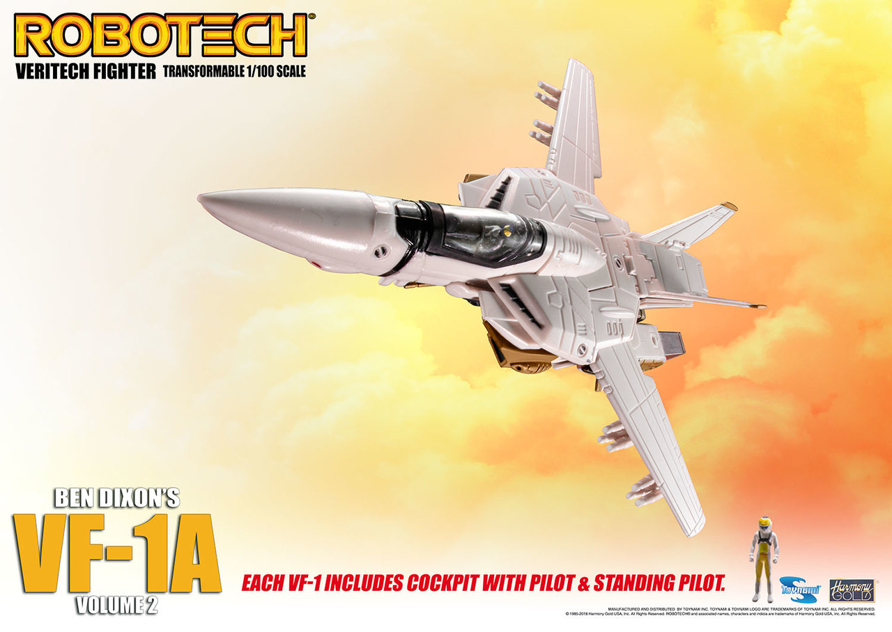 /robotech-vf-1-transformable-veritech-fighter-with-micronian-pilot-ben-dixon-volume-2/ product image