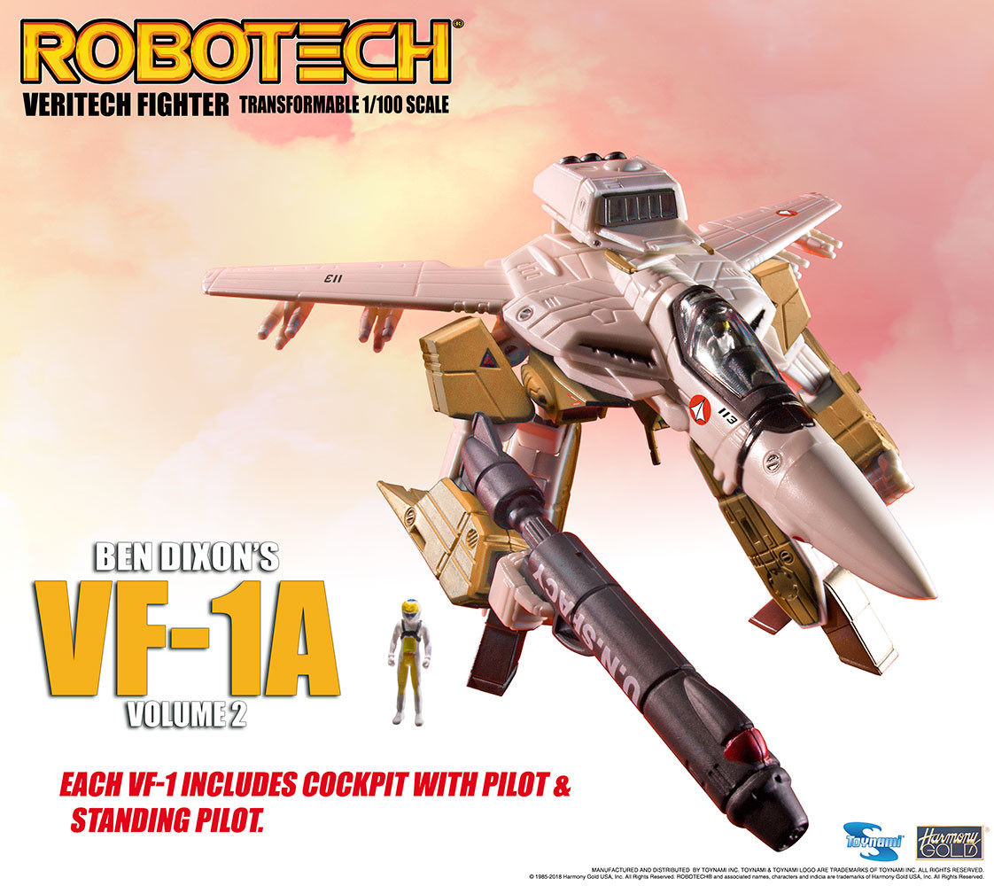 /robotech-vf-1-transformable-veritech-fighter-with-micronian-pilot-ben-dixon-volume-2/ product image