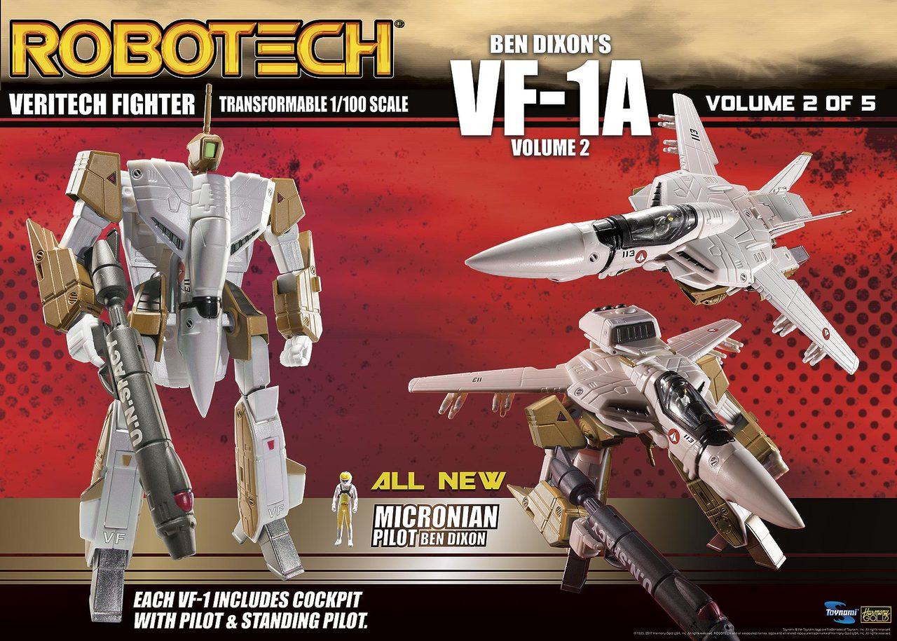 /robotech-vf-1-transformable-veritech-fighter-with-micronian-pilot-ben-dixon-volume-2/ product image