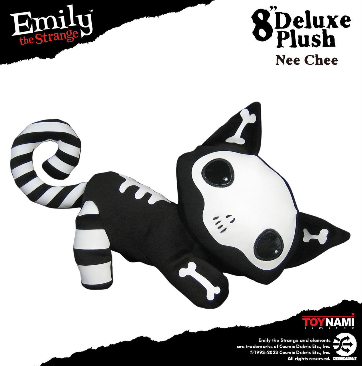 /emily-the-strange-8-deluxe-skele-posse-plush/ product image