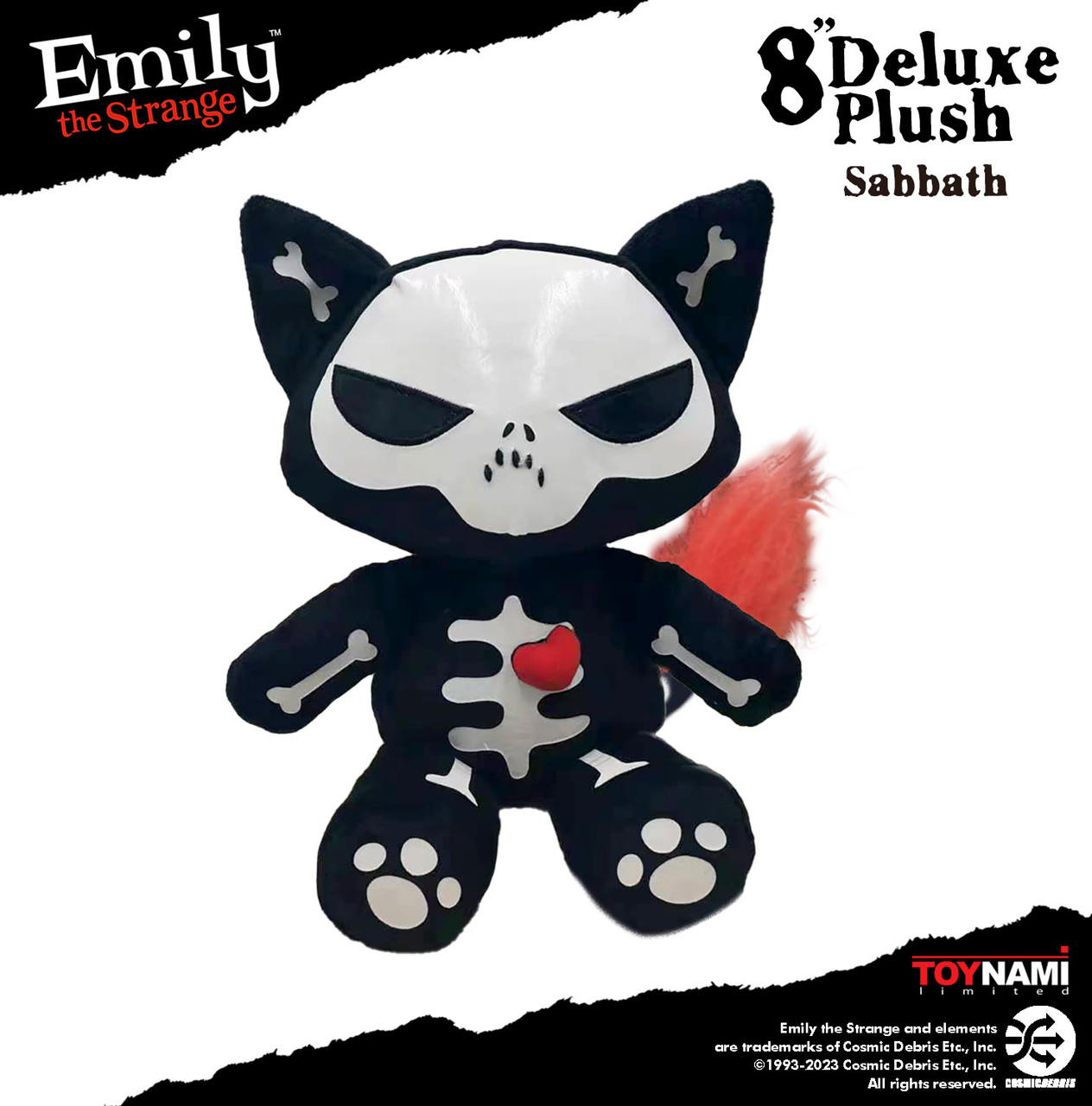 /emily-the-strange-8-deluxe-skele-posse-plush/ product image