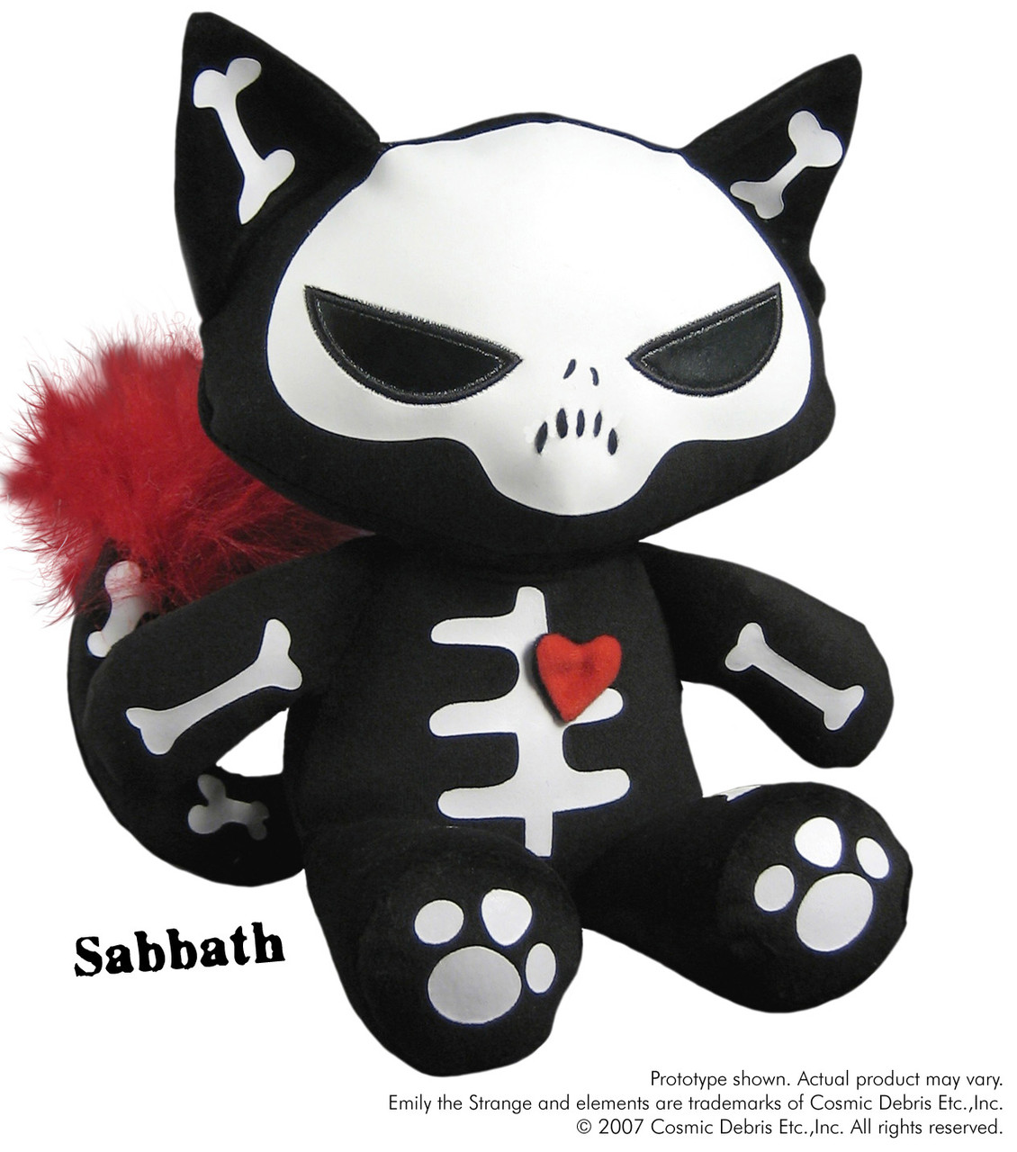 /emily-the-strange-8-deluxe-skele-posse-plush/ product image